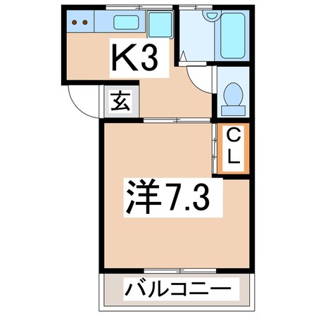 郡山駅 バス10分  安積黎明高校下車：停歩4分 2階の物件間取画像